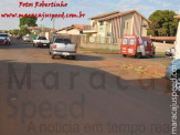 Maracaju: Colisão entre veículo e motociclista no Jardim Guanabara, deixa condutora ferida