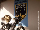 Maracaju: PRE apreende motocicleta carregada com 24 kg de maconha na rodovia MS-166