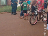 Maracaju: Colisão na vila Adrien deixa motociclista ferido