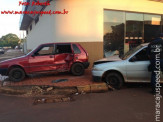 Condutor embriagado causa colisão entre dois veículos na região central de Maracaju