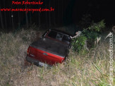 Maracaju: Motorista perde controle de Caminhonete F250 e sai fora de pista e capota na Rodovia MS-162