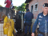 Maracaju: Bombeiros atendem ocorrência de incêndio em residência na Vila Juquita