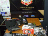 Polícia Civil de Maracaju apreende 18 aparelhos celulares furtados em Rio Brilhante e prende autor de receptação com arma de fogo
