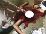 Maracaju: Adolescente mata homem com cerca de 10 golpes de faca, e só para de esfaquear porque faca entorta