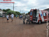 Maracaju: Adolescente conduzindo veículo se envolve em colisão com motociclista na Vila Prateada