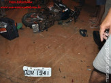 Maracaju: Colisão entre motociclista e veículo, destrói veículo e motocicleta