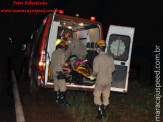 Maracaju: Bombeiros são acionados para atender ocorrência de atropelamento na BR-267 envolvendo carreta e ciclista