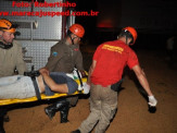 Maracaju: Jovem fica preso às ferragens por mais de 4h e tem pé esfacelado após carreta tombar na BR-267