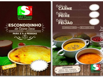 Maracaju: Saluti Pizzaria lança mais duas Deliciosas Novidades para você
