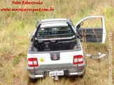 Maracaju: Polícia Militar recupera veículo furtado no estado de Goiás após se envolver em colisão com caminhão em rodovia
