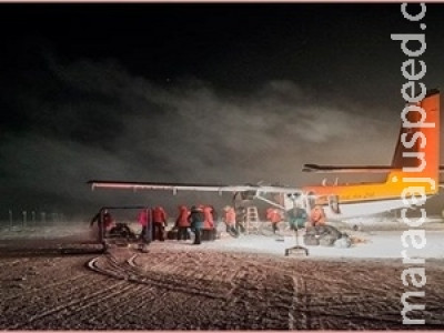 Missão resgata doentes no polo Sul na escuridão e sob temperatura de -60° C