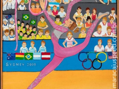 Artistas naïf homenageiam Jogos Rio 2016 em exposição com 160 obras