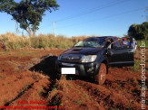Maracaju: Dois veículos colidem frontalmente na MS-157