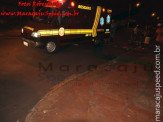 Maracaju: Jovem conduzindo motocicleta colide com rotatória e sofre traumatismo craniano na Vila Juquita