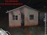 Residência é incendiada intencionalmente por duas vezes em menos de sete meses em Maracaju