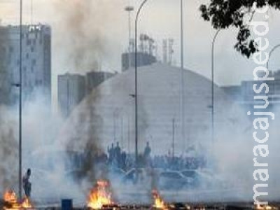 Governo do DF registra cinco ocorrências de dano na PF após manifestação