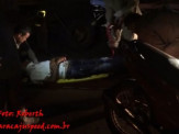 Maracaju: Motociclista com mandado de prisão em aberto colide com caminhão parado e é preso
