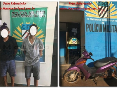 Maracaju: PM recupera motocicleta furtada e apreende adolescentes autores