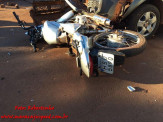 Maracaju: Jovem de 16 anos em motocicleta irregular se envolve em colisão com veículo no Cambaraí