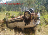 Ponta Porã: Condutor capota veículo na MS-164 próximo ao “Copo Sujo” e morre