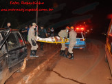 Maracaju: Condutor possivelmente embriagado perde controle de veículo e colidi com proteção de ponte