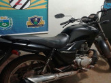 Maracaju: PM recupera motocicleta furtada em Rio Brilhante e autores são presos em flagrante logo após o furto