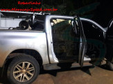 Maracaju: Polícia Militar e Polícia civil recuperam e apreendem caminhonete Hilux com mais de 1.500 kg de Maconha em estacionamento de hotel Maracaju: Polícia Militar e Polícia civil recuperam e apreendem caminhonete Hilux com mais de 1.500 kg de Maconha em estacionamento de hotel