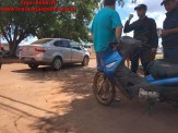 Maracaju: acidente colisão entre motocicleta e veículo na Av. Marechal Floriano Peixoto