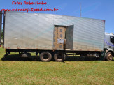 PM de Maracaju com apoio do DOF apreendem caminhão baú com mercadorias contrabandeadas avaliadas em cerca 2 milhões de reais