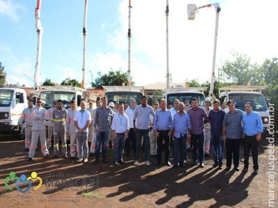 Vereadores participam de abertura de manutenção Energisa em Maracaju Vereadores participam de abertura de manutenção Energisa em Maracaju