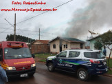 Maracaju: Casa é destruída em incêndio criminoso ocorrido no Conjunto Olídia Rocha