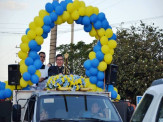 A imagem de Nossa senhora peregrina está percorrendo as Dioceses do Brasil e no dia de hoje percorreu as ruas de Maracaju