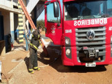 Maracaju: Bombeiros atendem ocorrência de incêndio em secador em fazenda na Estrada da Água Fria