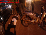 Maracaju: Colisão frontal entre carro e moto na Rua Campo Grande