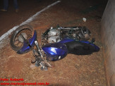 Maracaju: Jovem perde controle de motocicleta em curva e vai á óbito após colidir com muro