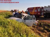 Maracaju: Veículo capota na MS-164 e deixa uma vítima fatal e duas pessoas feridas