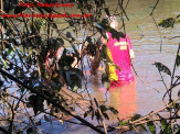 Pescador encontra corpo de homem boiando em Rio Brilhante. Bombeiros de Maracaju resgatam corpo