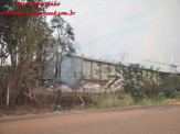 Maracaju: Bombeiros atendem ocorrência de incêndio em armazém da Lar
