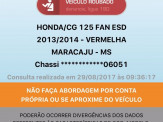 Maracaju: PM de folga recupera motocicleta furtada Maracaju: PM de folga recupera motocicleta furtada