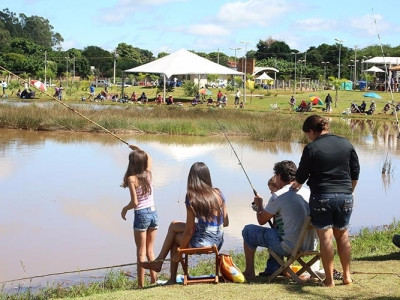 Prefeitura libera os parques para pesca no Dia dos Pais