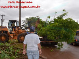 Bombeiros de Maracaju tiveram noite de intenso trabalho devido a temporal