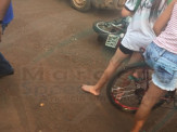 Maracaju: Colisão entre veículo e motocicleta na Vila Juquita