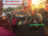 Maracaju: Colisão entre veículo e motocicleta na Vila Juquita