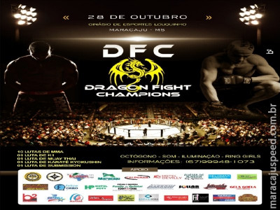 Maracaju:  Evento de MMA realizado pela DFC (Dragon Fight Champions) acontece este mês