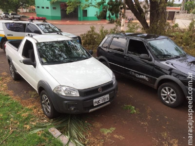 Maracaju: PRE BOP Vista Alegre apreende dois veículos com sinal de identificador adulterados