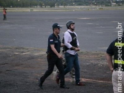 Extraditado, traficante Pavão será levado por avião da PF para SC