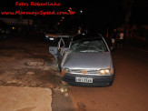 Maracaju: Condutor de veículo em alta velocidade perde controle de veículo e colidi com caminhonete estacionada