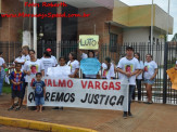 Maracaju: Familiares e amigos de Adjalmo Vargas Machado fazem manifestação em frente ao Ministério Público