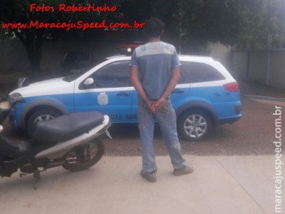 Maracaju: PM recupera motocicleta furtada e prende condutor por receptação