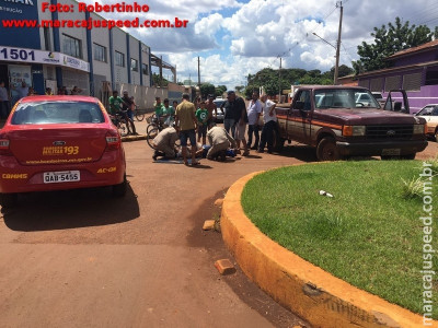Maracaju: Colisão entre caminhonetes deixa homem ferido na vila Juquita